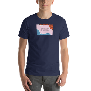 Navy / XS When you love life, it loves you right back Unisex T-Shirt by Design Express