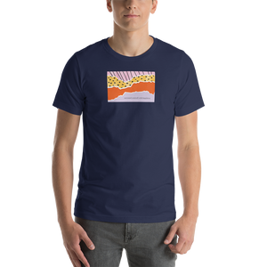 Navy / XS Surround Yourself with Happiness Unisex T-Shirt by Design Express