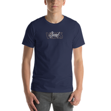 Navy / XS Good Vibes Typo Unisex T-shirt by Design Express