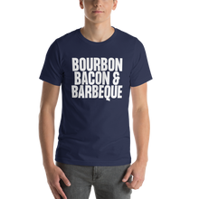 Bourbon Bacon & Barbeque (Funny) Short-Sleeve Unisex T-Shirt