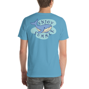 Whale Enjoy Summer Short-Sleeve Unisex T-Shirt by Design Express