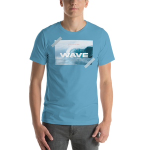 Ocean Blue / S The Wave Short-Sleeve Unisex T-Shirt by Design Express