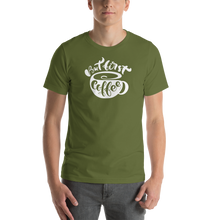 Olive / S But First Coffee (Coffee Lover) Funny Unisex T-Shirt by Design Express