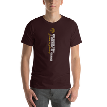 Oxblood Black / S Work hard in silence Short-Sleeve Unisex T-Shirt by Design Express