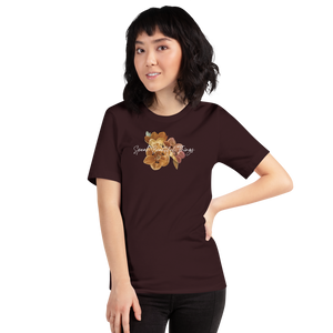 Oxblood Black / S Speak Beautiful Things Short-Sleeve Unisex T-Shirt by Design Express