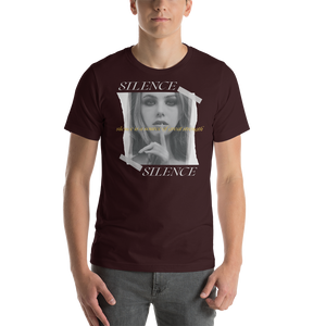 Oxblood Black / S Silence Short-Sleeve Unisex T-Shirt by Design Express