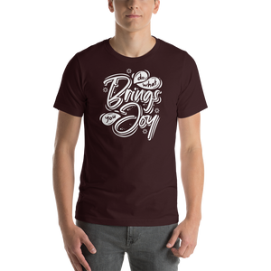 Oxblood Black / S Do What Bring You Enjoy Short-Sleeve Unisex T-Shirt by Design Express