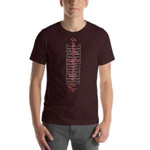 Oxblood Black / S Universe, it's already yours Unisex T-shirt Front by Design Express