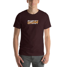 Oxblood Black / S Shoot Streetball Back Short-Sleeve Unisex T-Shirt by Design Express