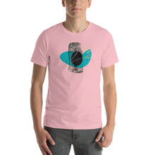 Pink / S Composition Abstract Art Pattern Unisex T-Shirt by Design Express