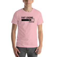 Pink / S Fart Loading (Funny) Light Unisex T-Shirt by Design Express