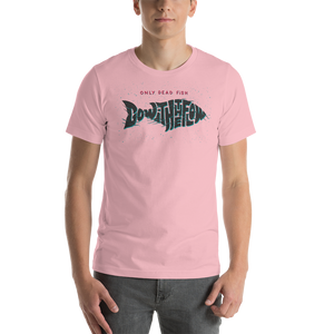 Pink / S Only Dead Fish Go with the Flow Unisex T-Shirt by Design Express