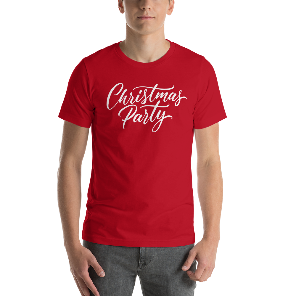 S Christmas Party Short-Sleeve Unisex T-Shirt by Design Express