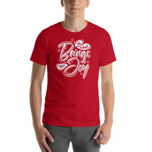 Red / XS Do What Bring You Enjoy Short-Sleeve Unisex T-Shirt by Design Express