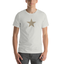 Silver / S Star Short-Sleeve Unisex T-Shirt by Design Express