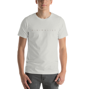 Silver / S Minimalist Short-Sleeve Unisex T-Shirt by Design Express