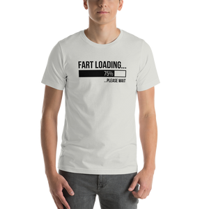 Silver / S Fart Loading (Funny) Light Unisex T-Shirt by Design Express