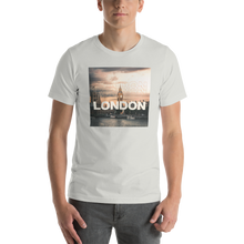 Silver / S London Square Unisex White T-Shirt by Design Express