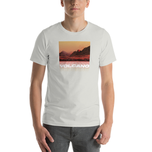 Silver / S Volcano Front Short-Sleeve Unisex T-Shirt by Design Express