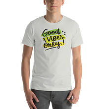 Silver / S Good Vibes Only Short-Sleeve Unisex T-Shirt by Design Express