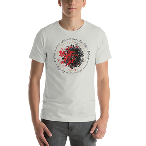 Silver / S Nothing is more abstarct than reality Circle Unisex T-Shirt by Design Express