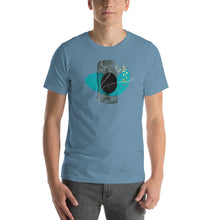 Steel Blue / S Composition Abstract Art Pattern Unisex T-Shirt by Design Express