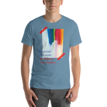 Steel Blue / S Rainbow Short-Sleeve Unisex T-Shirt by Design Express