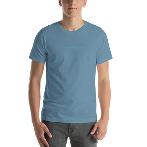 Steel Blue / S Nothing is more abstarct than reality Bavkside Short-Sleeve Unisex T-Shirt by Design Express