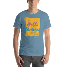 Steel Blue / S Hello Summer Short-Sleeve Unisex T-Shirt by Design Express