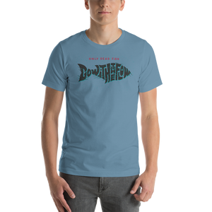 Steel Blue / S Only Dead Fish Go with the Flow Unisex T-Shirt by Design Express