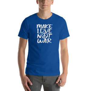 True Royal / S Make Love Not War (Funny) Unisex T-Shirt by Design Express