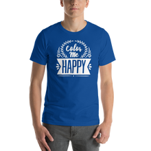 True Royal / S Color Me Happy Short-Sleeve Unisex T-Shirt by Design Express