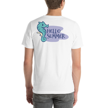 Seahorse Hello Summer Short-Sleeve Unisex T-Shirt by Design Express