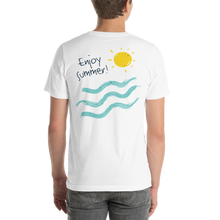 Enjoy Sun Summer Back Side Unisex T-Shirt by Design Express