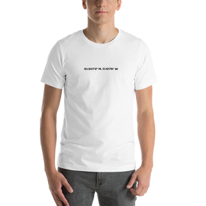 XS London Back Unisex White T-Shirt by Design Express