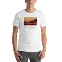 White / XS Volcano Front Short-Sleeve Unisex T-Shirt by Design Express