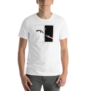 White / XS Humanity Front Short-Sleeve Unisex T-Shirt by Design Express