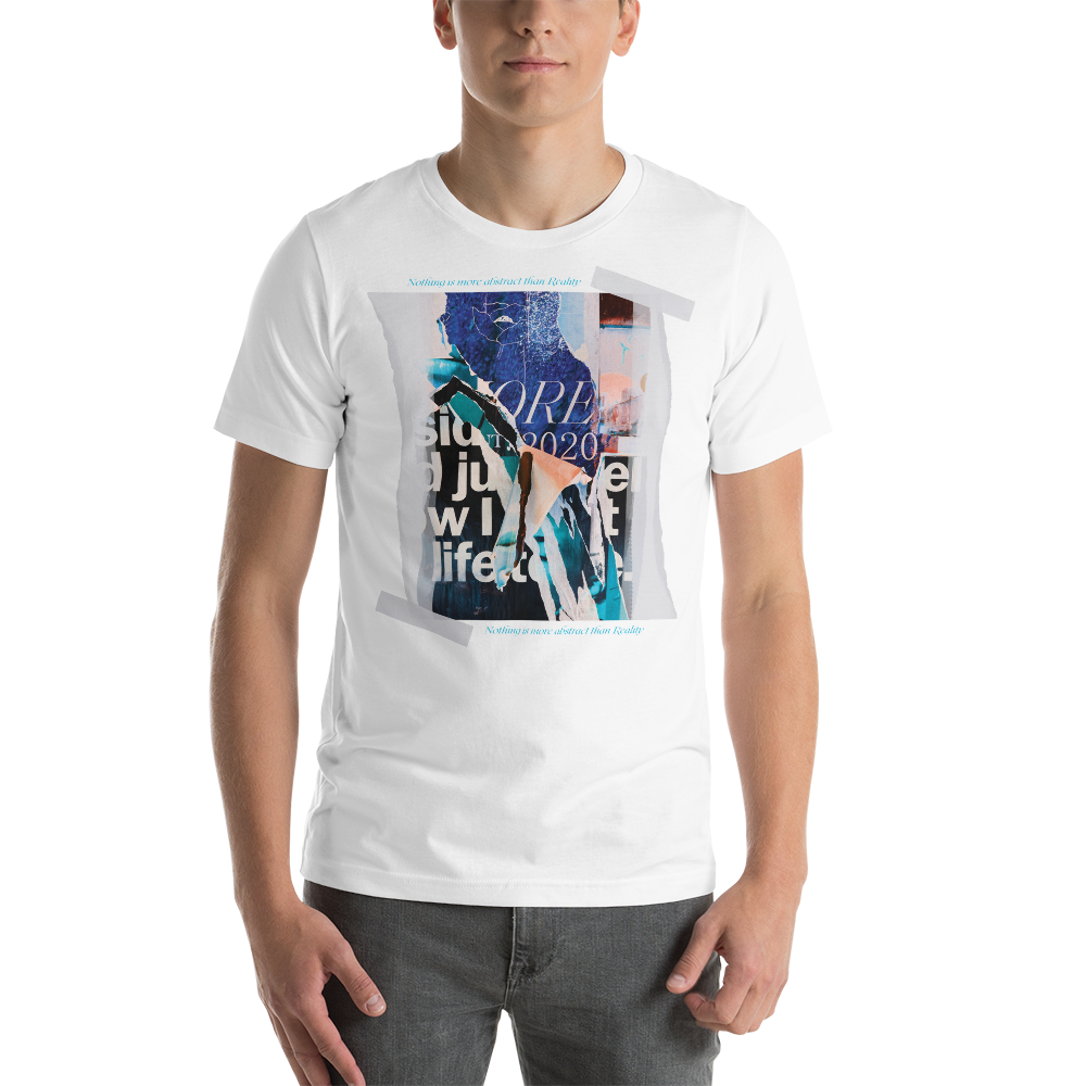 White / XS Nothing is more abstarct than reality Frontside Short-Sleeve Unisex T-Shirt by Design Express