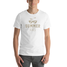 White / XS Summer Vibes Short-Sleeve Unisex T-Shirt by Design Express