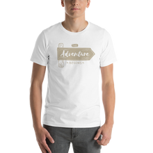 White / XS the Adventure Begin Unisex T-Shirt by Design Express