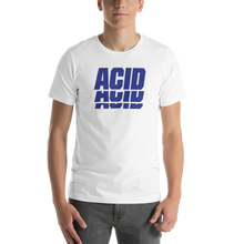 White / XS ACID Blue Unisex T-Shirt by Design Express