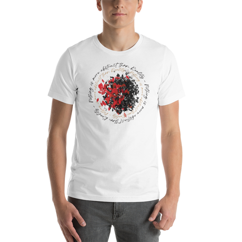 White / XS Nothing is more abstarct than reality Circle Unisex T-Shirt by Design Express