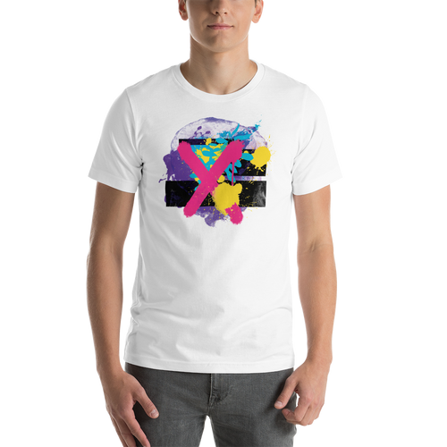 XS Abstract Series 01 Unisex T-shirt White by Design Express