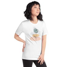 Pasty Flower Line Short-Sleeve Unisex T-Shirt by Design Express