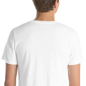 Think BIG (Bold Condensed) Short-Sleeve Unisex White T-Shirt by Design Express