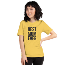 Yellow / S Best Mom Ever Funny T-Shirt by Design Express