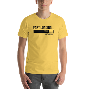 Yellow / S Fart Loading (Funny) Light Unisex T-Shirt by Design Express