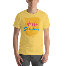 Yellow / S Hello Summer Short-Sleeve Unisex T-Shirt by Design Express