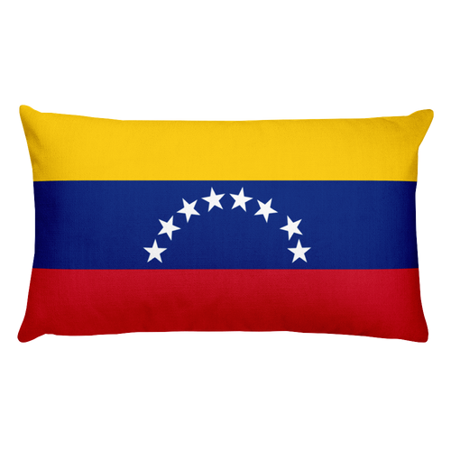 Default Title Venezuela Flag Allover Print Rectangular Pillow Home by Design Express