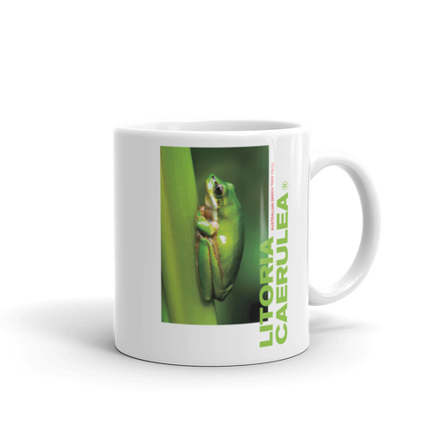 Default Title Litoria Caerulia White Glossy Mug by Design Express